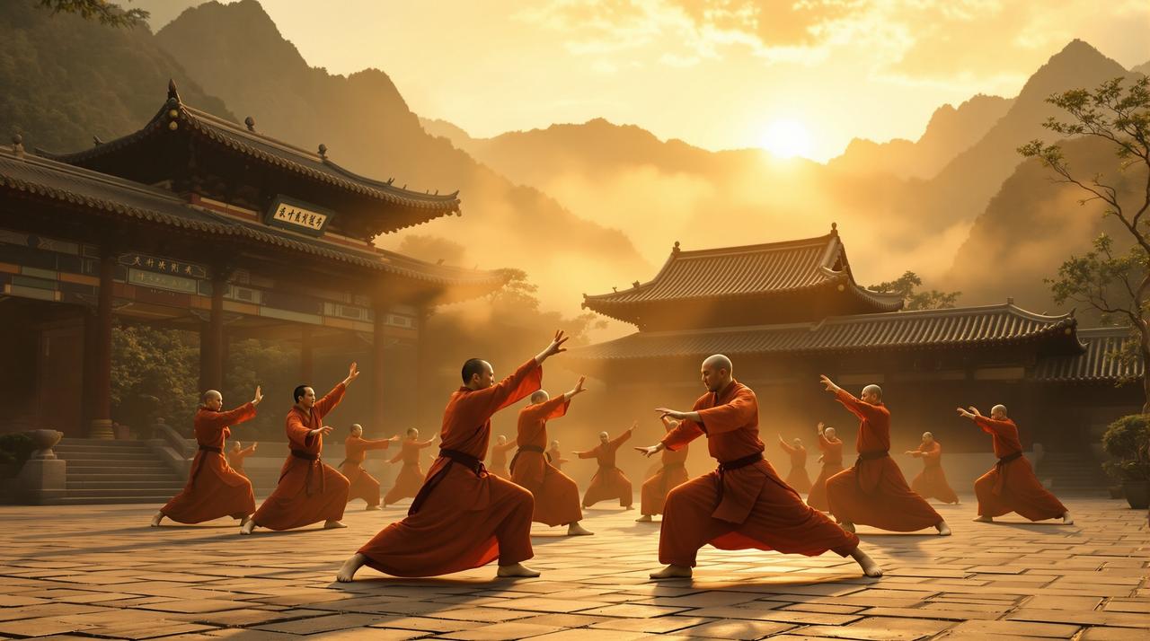 功夫传奇：少林武僧一日修行全纪录，千年武学传承-p影院高清播放